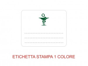 Etichette adesive per farmacie e parafarmacie (mm 35X28) (cod. 18P)